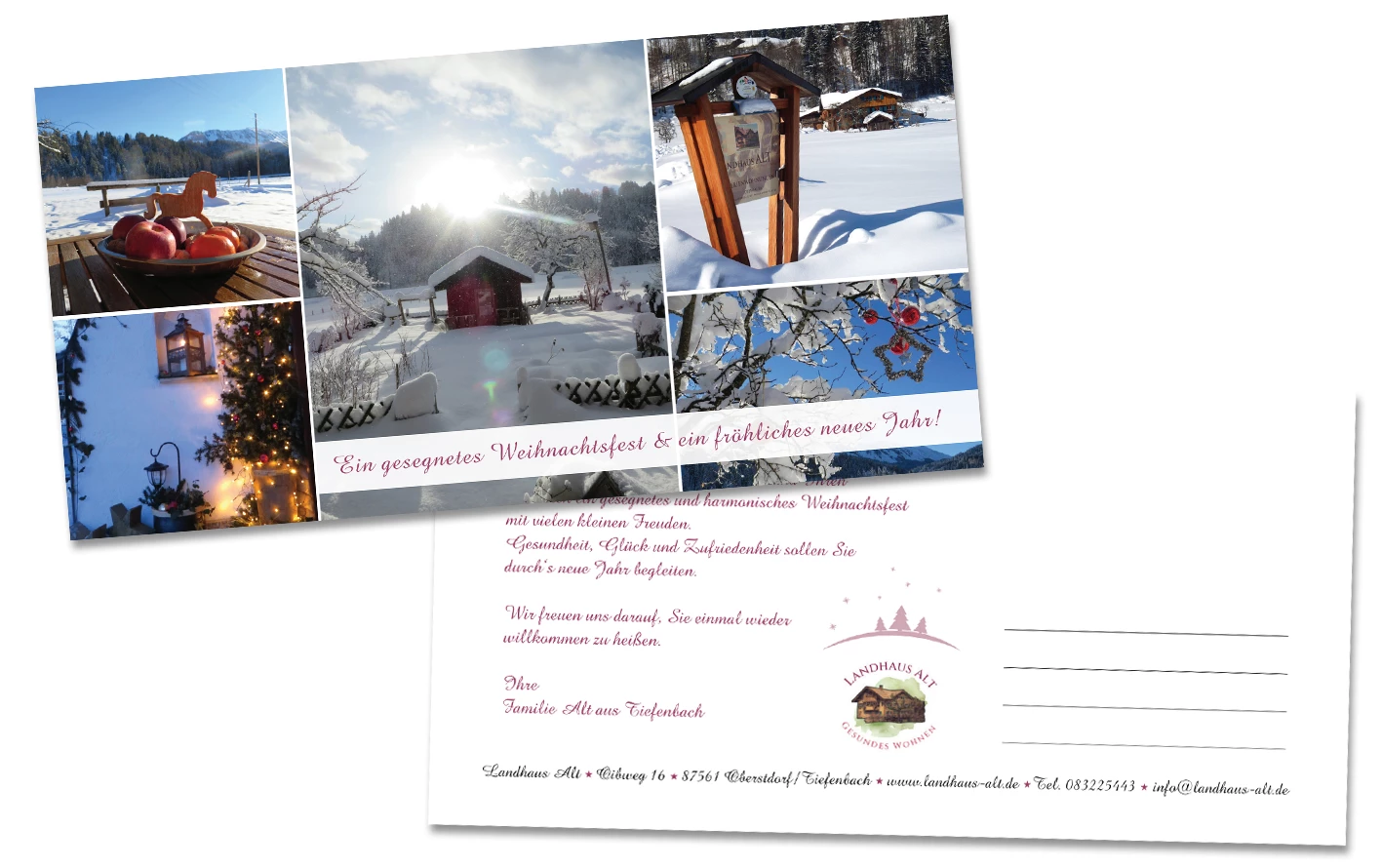 Gefühle wecken: Weihnachtsgrüße per Postkarte versenden